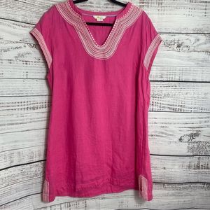 Boden Pink Embroidered Dress